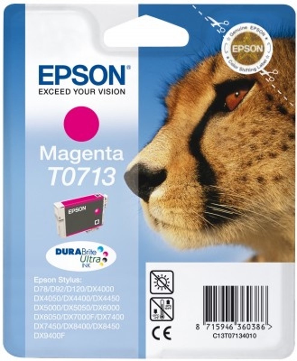 Epson T071 - Inktcartridge / Magenta