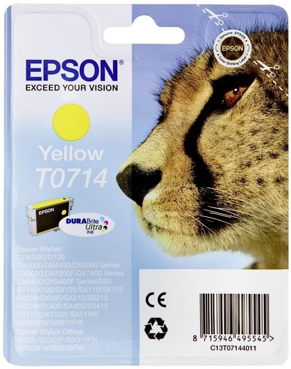 Epson T0714 - Inktcartrdige /  Geel