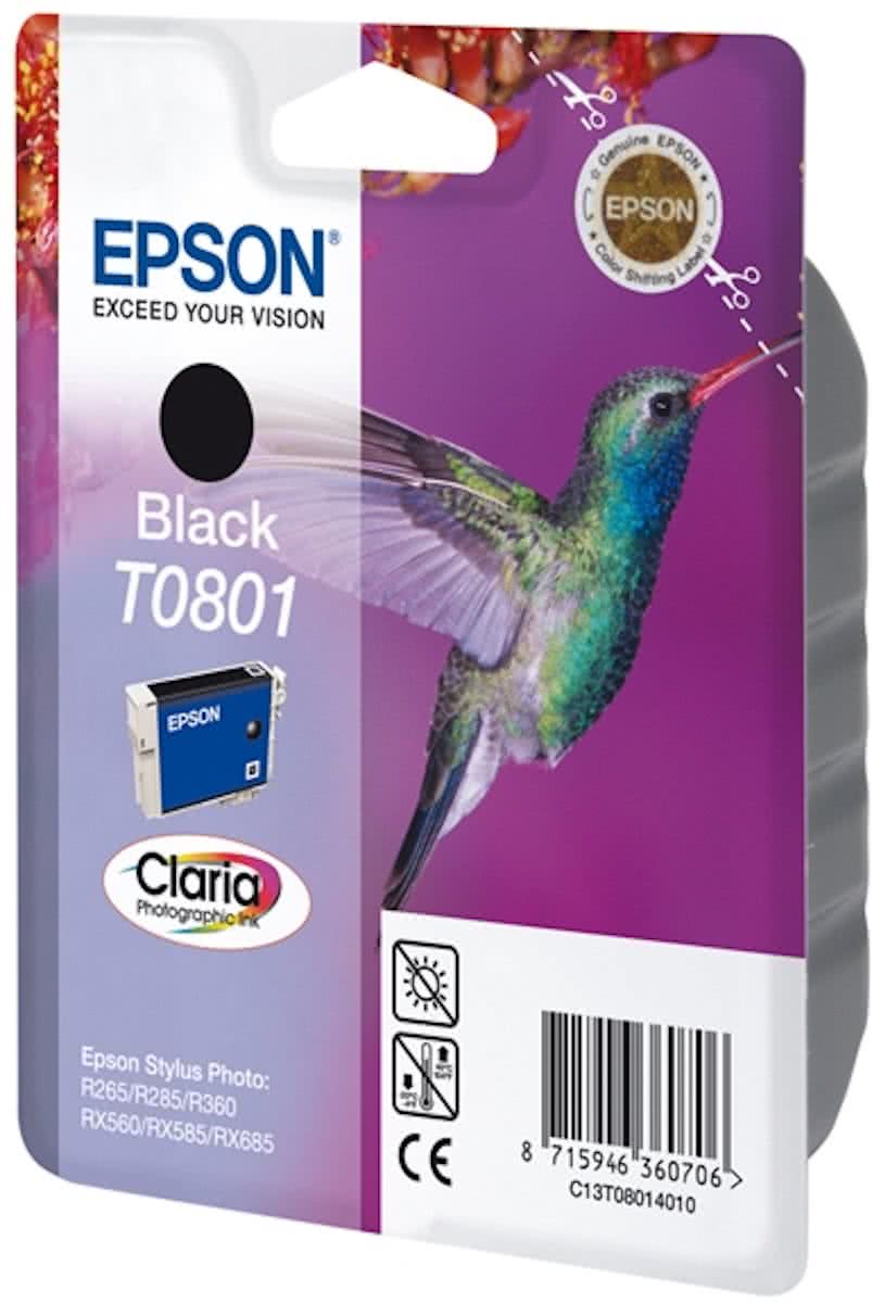 Epson T0801 - Inktcartridge / Zwart