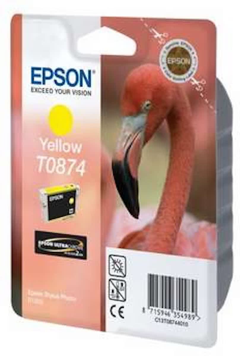 Epson T0874 - Inktcartridge / Geel