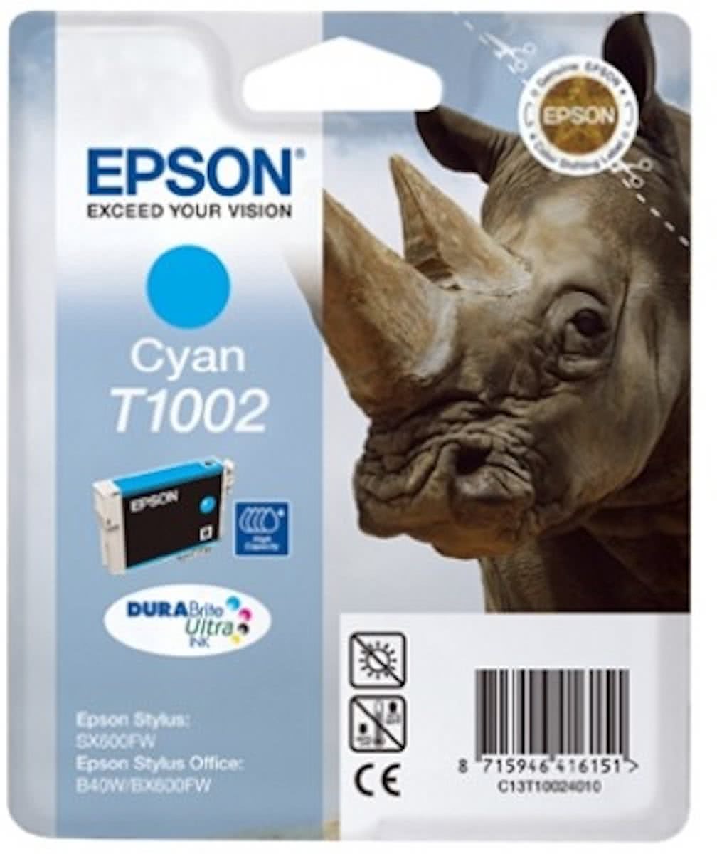 Epson T1002 - Inktcartridge / Cyaan