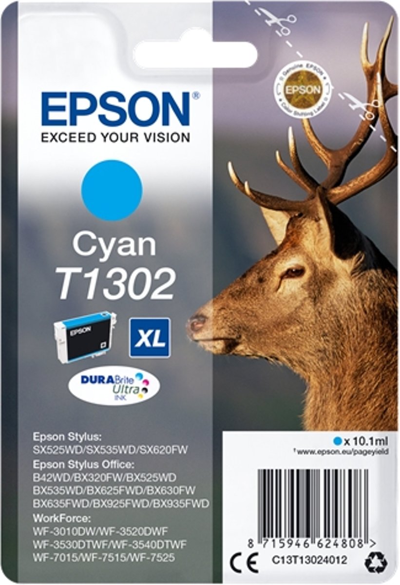 Epson T1302XL - Inktcartrdige /  Cyaan