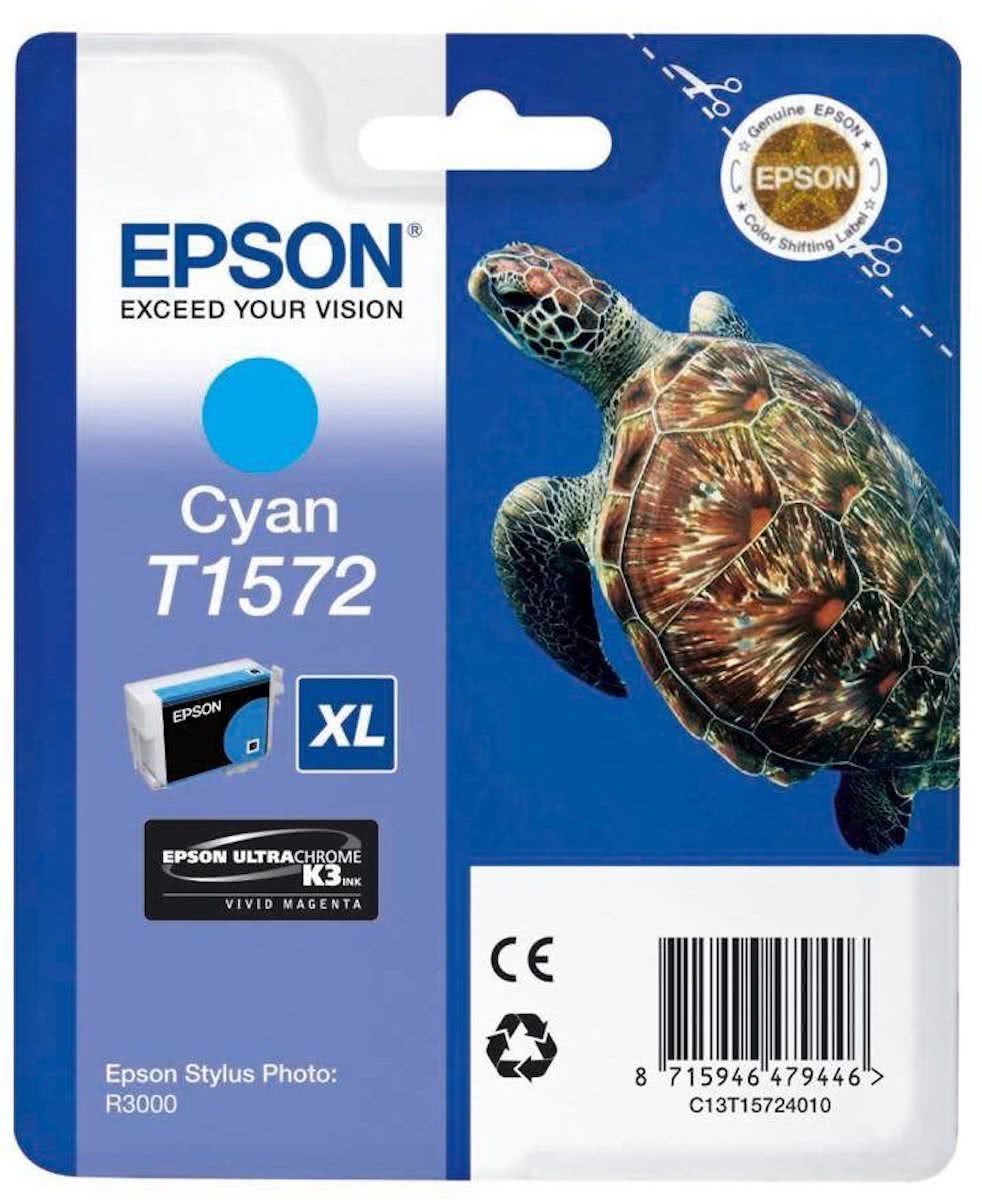 Epson T1572 - Inktcartridge / Cyaan