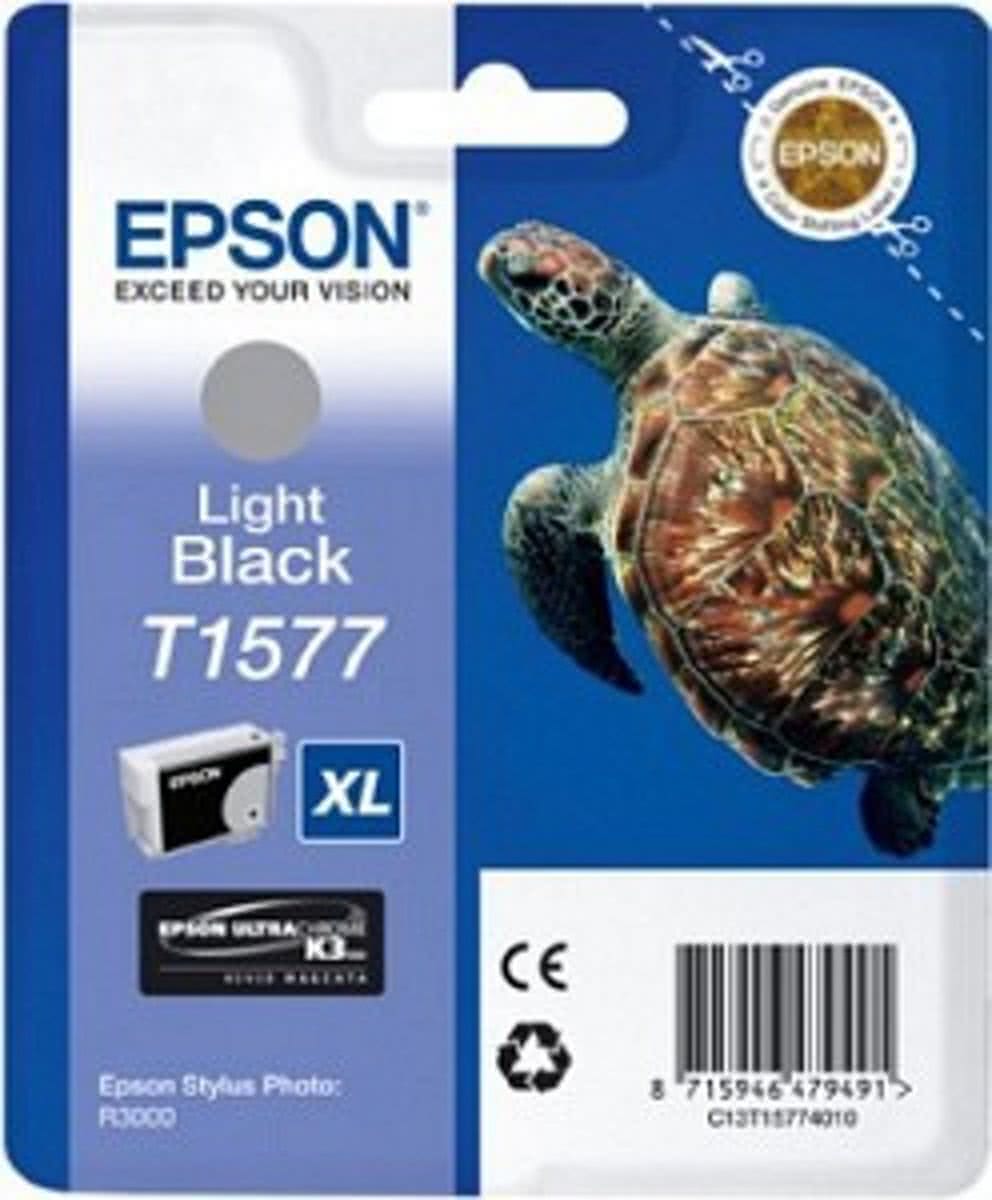 Epson T1577 - Inktcartridge / Licht Zwart