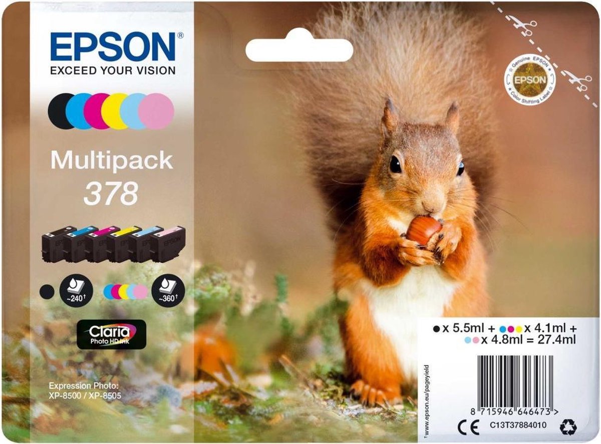 Epson T378 Origineel 378 Set A 6