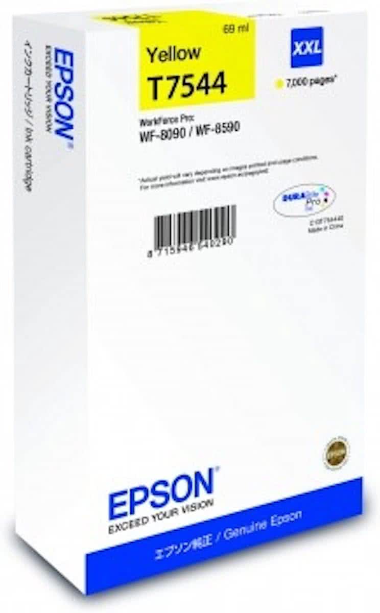 Epson T544XXL - Inktcartridge / Geel