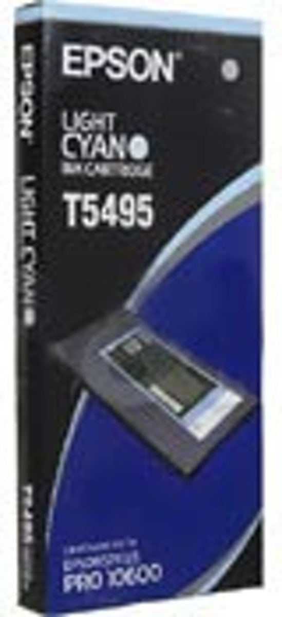 Epson T549500 - Inktcartridge / Licht Cyaan