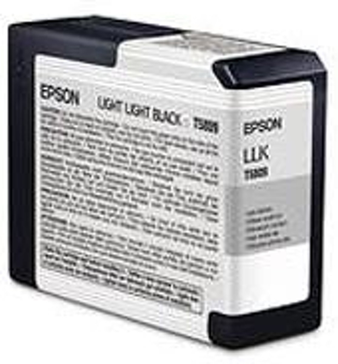 Epson T580 - Inktcartridge / Licht Zwart