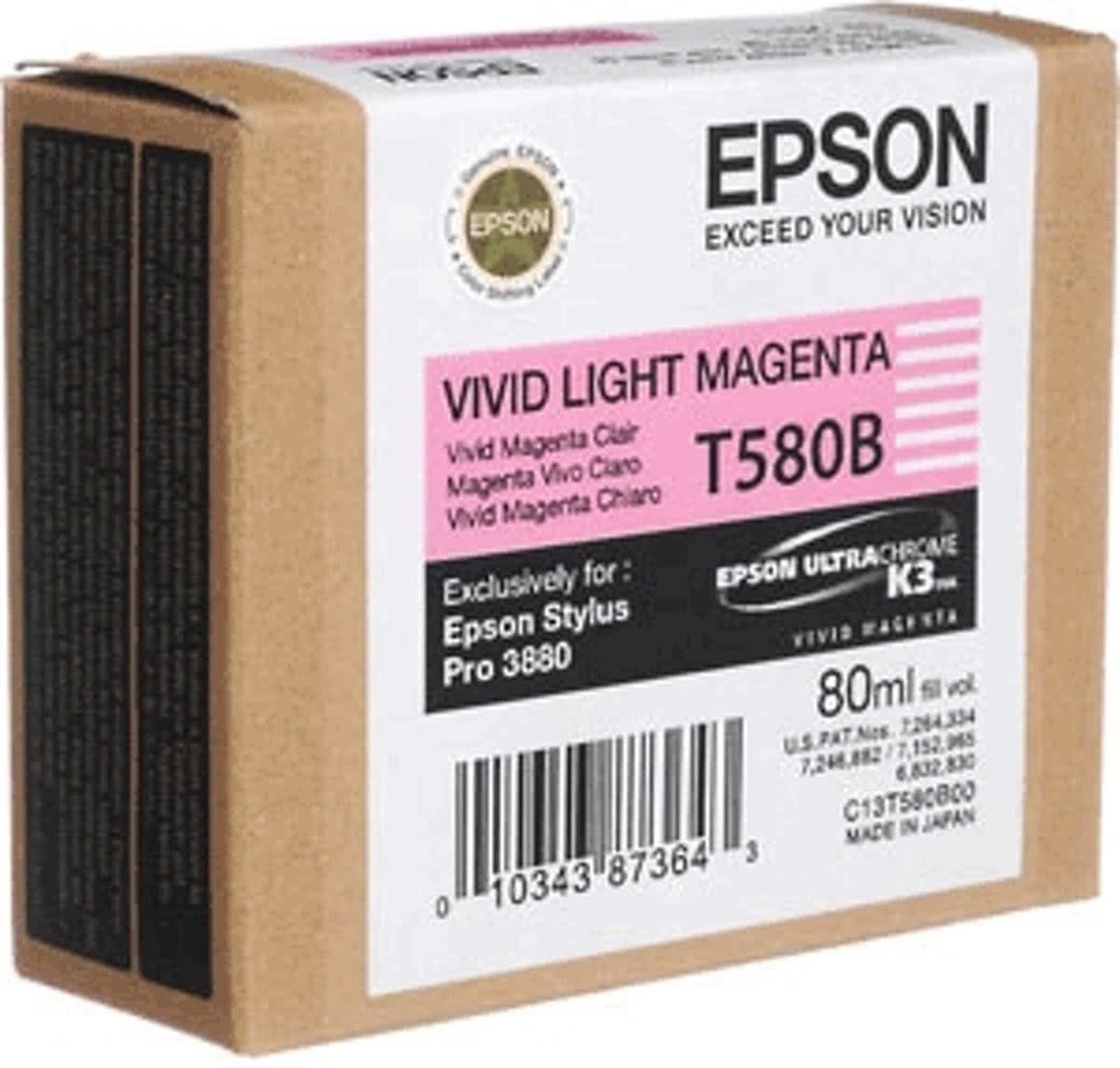 Epson T580B - Inktcartridge / Magenta