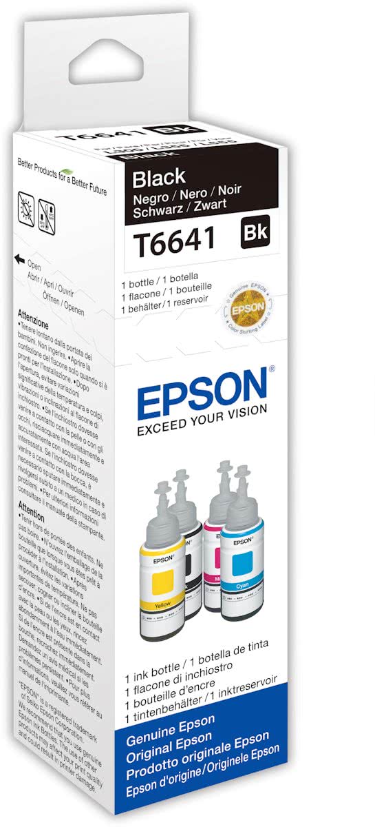 Epson T6641 - Inktcartridge / Zwart