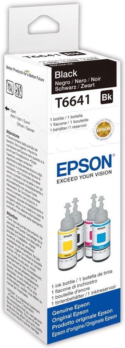 Epson T664140 Origineel Ecotank Zwart