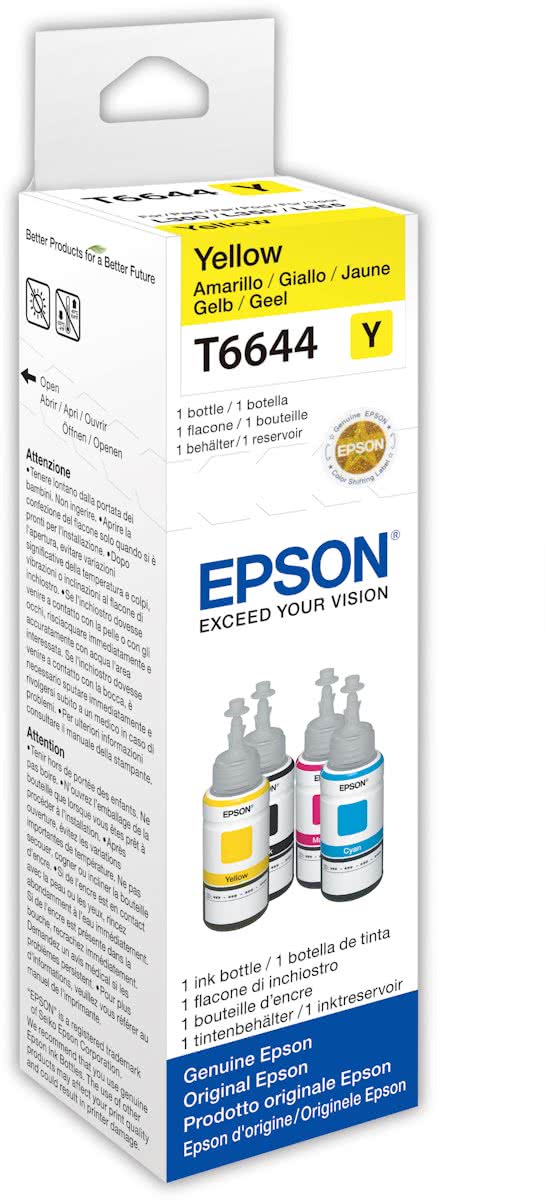 Epson T6644 - Inktcartridge / Geel