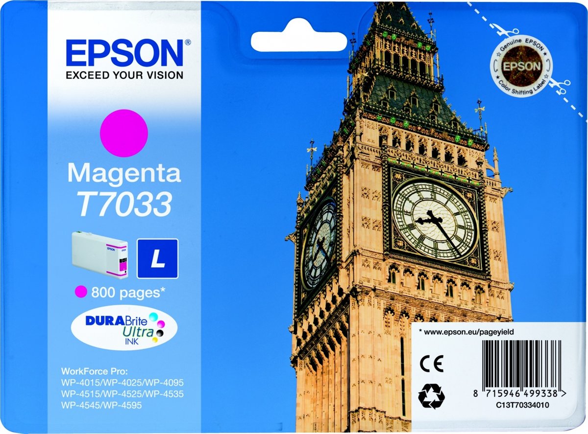 Epson T7033 - Inktcartridge / Magenta