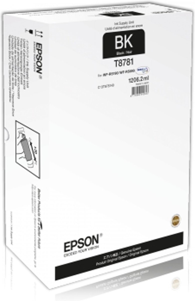 Epson T8781 inktcartridge Zwart