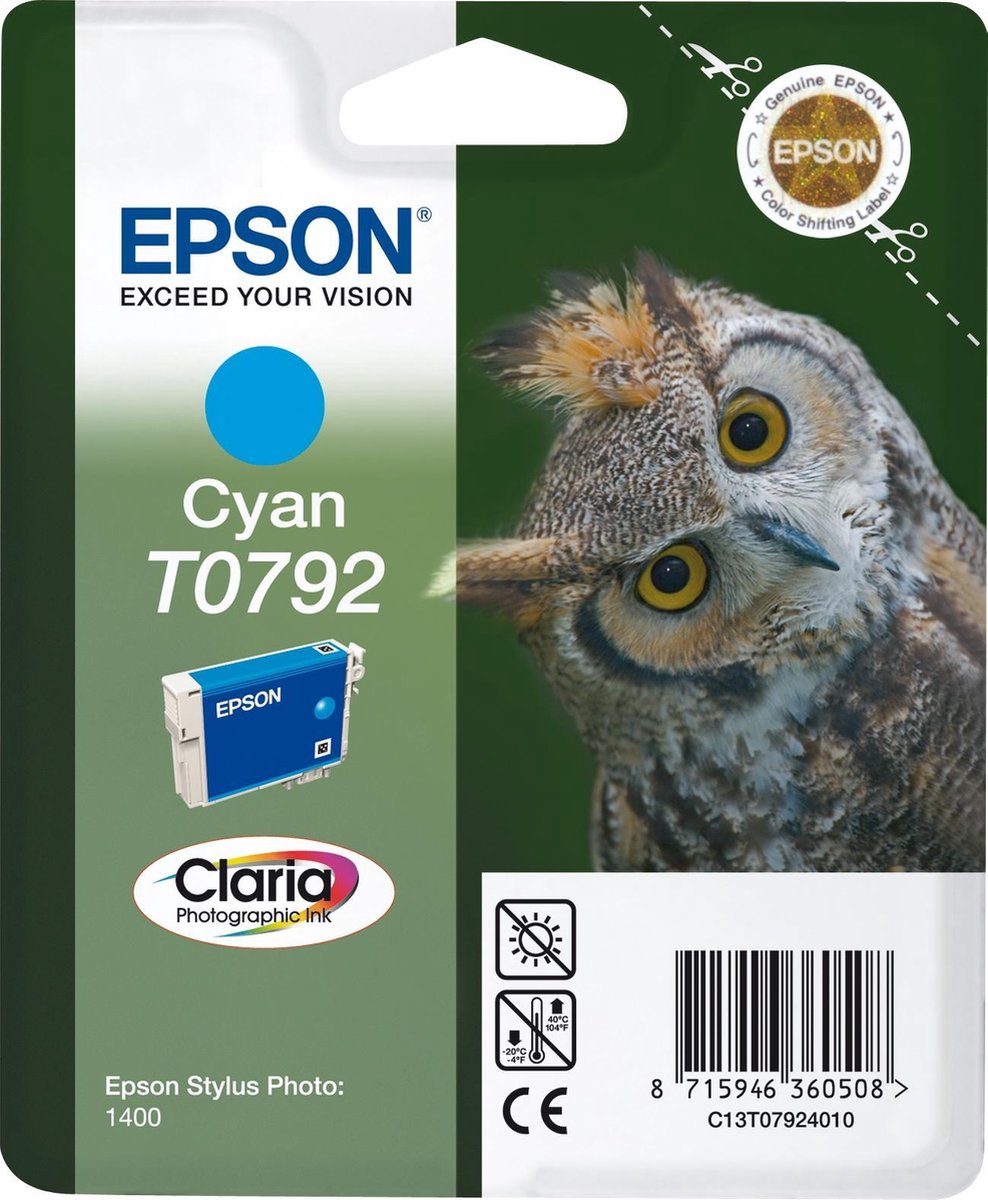 Epson inktcartridge T079240 Cyan