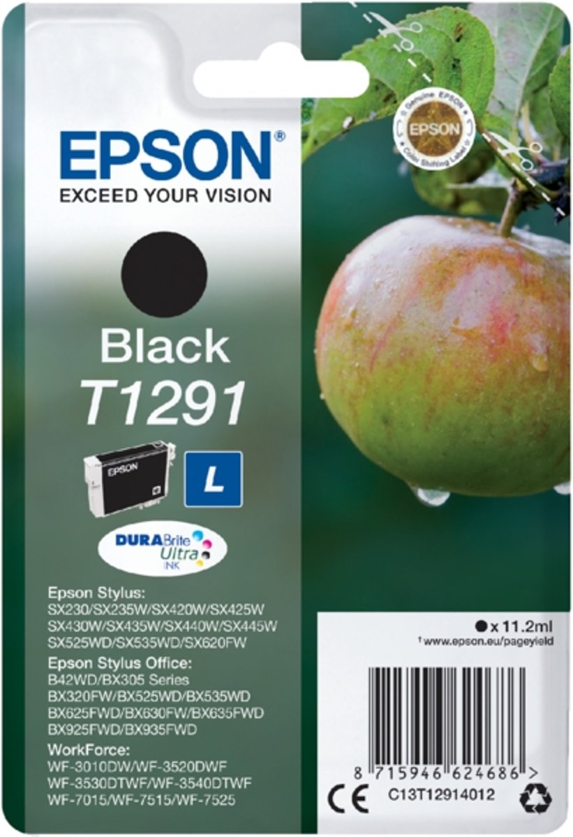 Inkcartridge epson t1291 l zwart