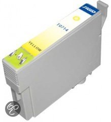 Merkloos - Inktcartridge / Alternatief voor de Epson T0714XL / Geel / Hoge Capaciteit