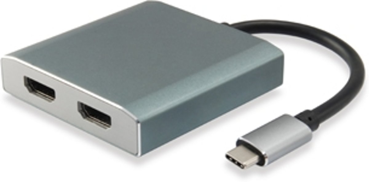 Equip 133464 USB grafische adapter 4096 x 2160 Pixels Grijs