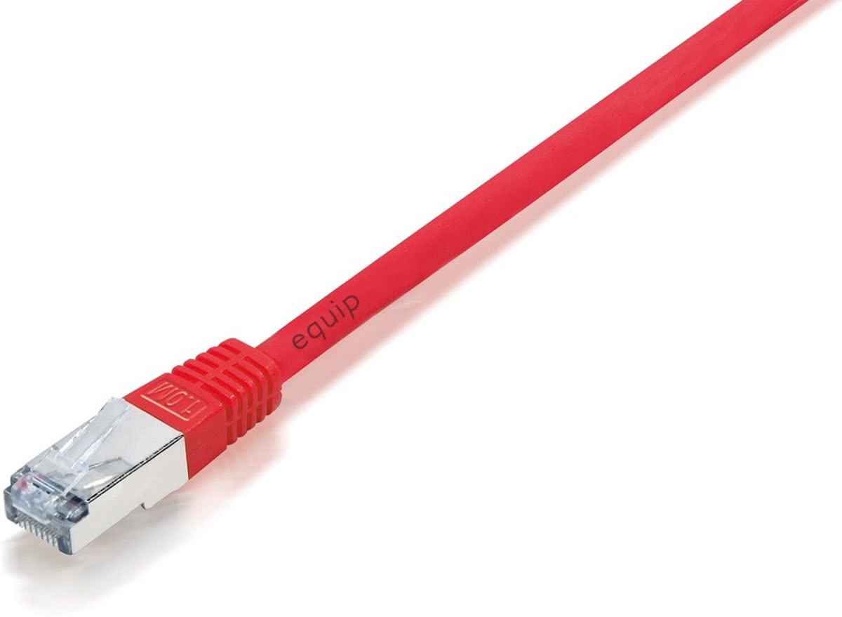 Equip 225427 - Netwerkkabel - RJ45 - 0.5 m - Rood