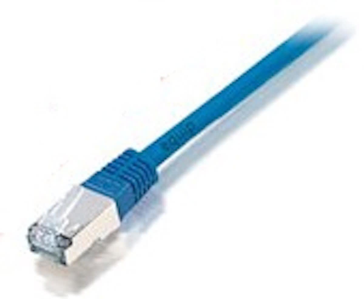 Equip Cat.5e SF/UTP 1.0m 1m Cat5e SF/UTP (S-FTP) Blauw netwerkkabel