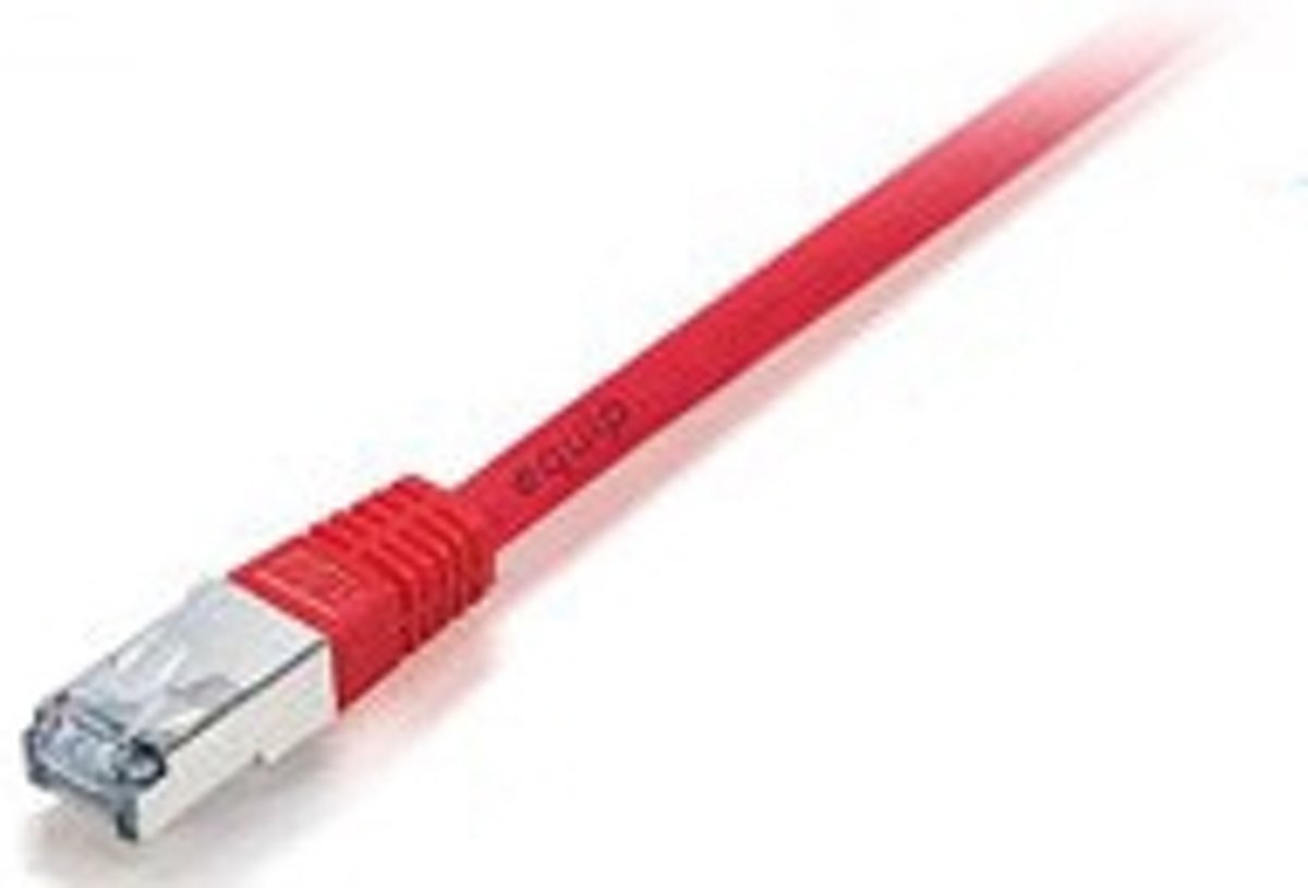 Equip Cat.6 S/FTP 1.0m 1m Cat6 S/FTP (S-STP) Rood netwerkkabel