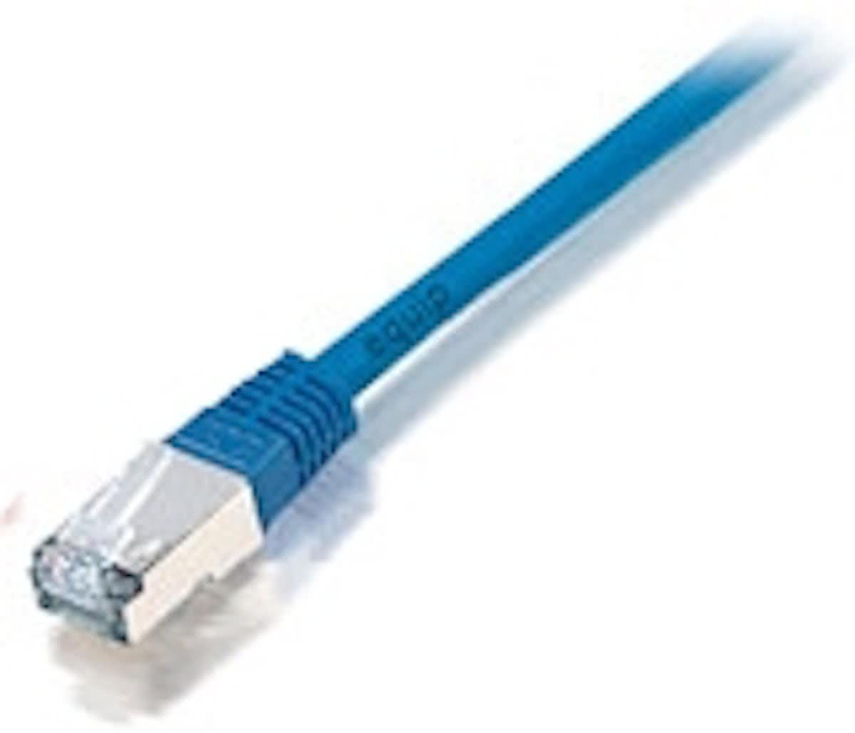 Equip Cat.6a S/FTP 0.5m 0.5m Cat6a S/FTP (S-STP) Blauw netwerkkabel