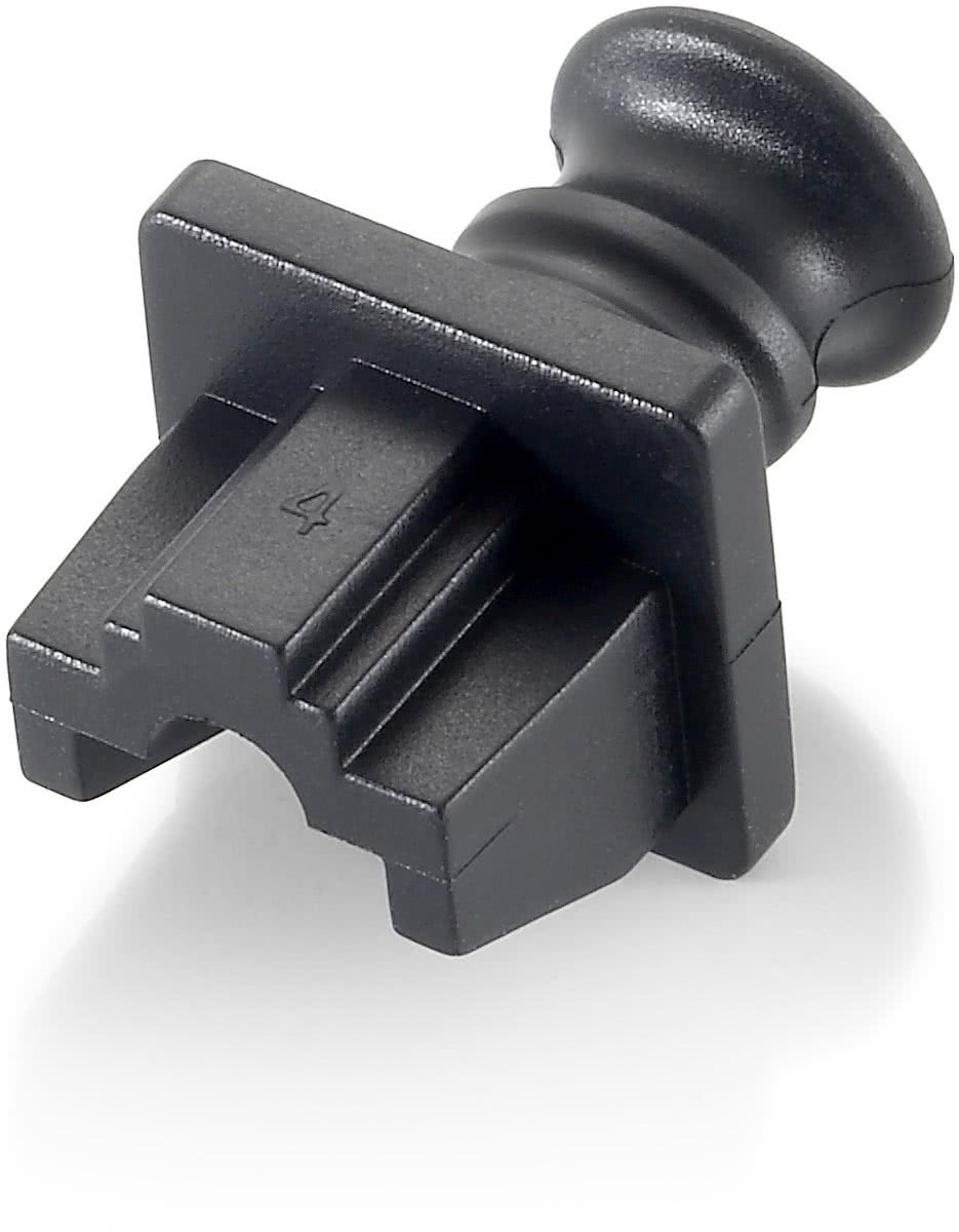 Equip RJ45 Dust Cover for RJ45 & SFP sockets, black, set