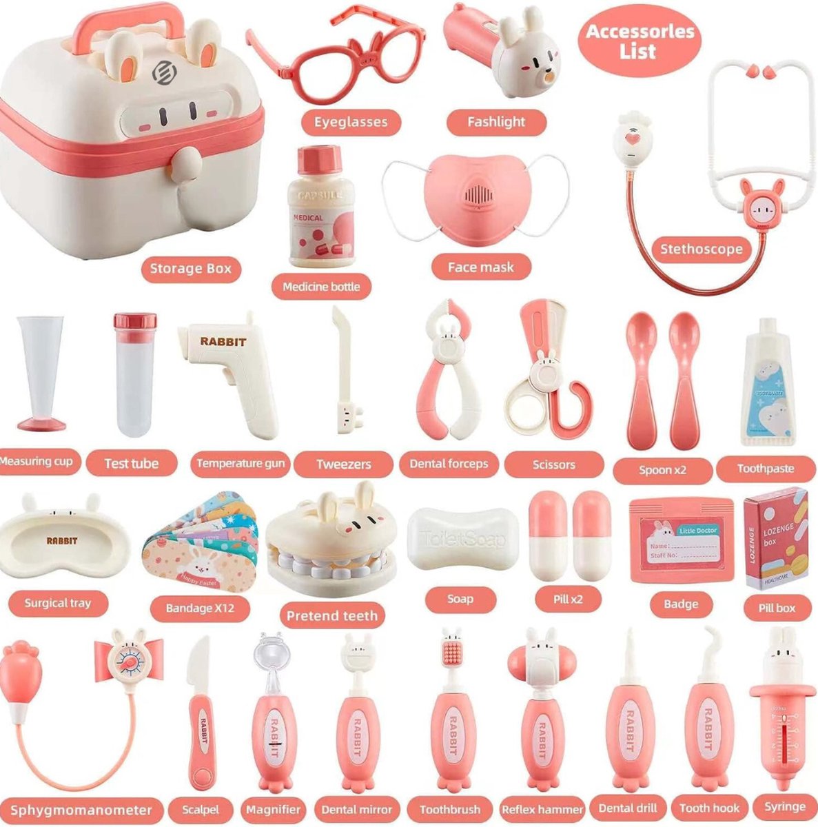   Dokterset Speelgoed - Dokterset Speelgoed - Dokter Speelgoed - Kinder Speelgoed -