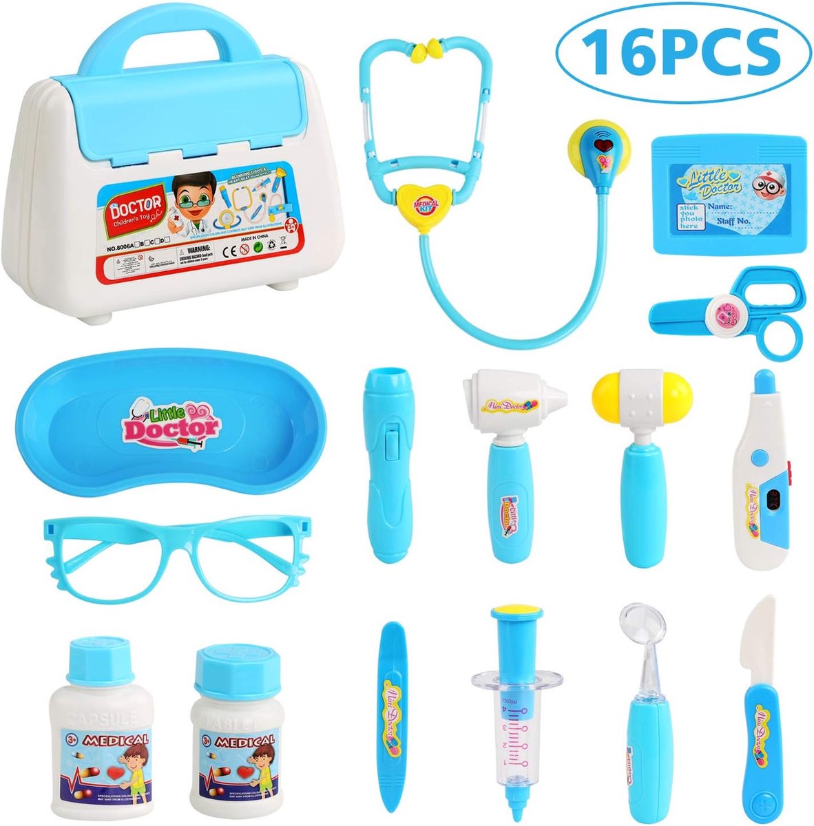   Dokterset Speelgoed - Doktersset - Speelgoed Doktersset - Dokterskoffer - Rollenspel - Cadeau