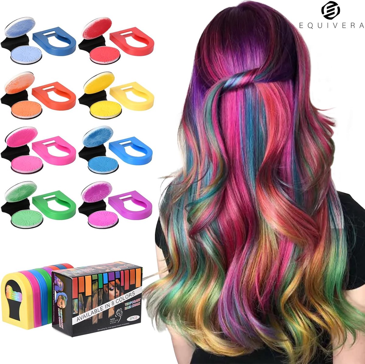   Haarkrijt - Haarkrijt Voor Kinderen - Hair Chalk - Haar Krijt - Cadeau voor Kinderen