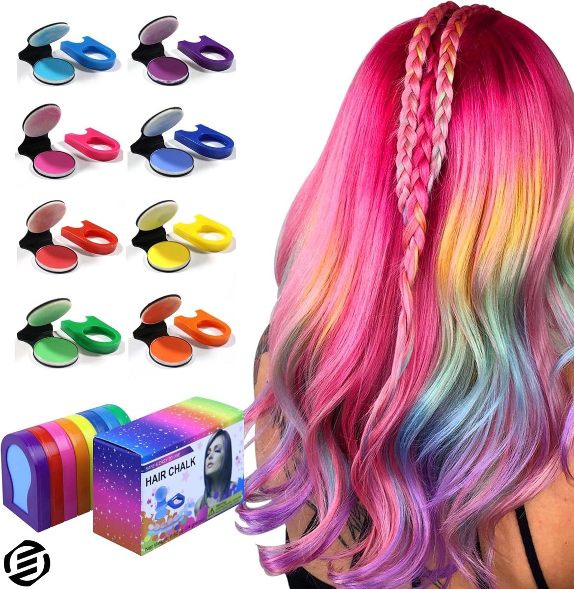   Haarkrijt - Haarkrijt Voor Kinderen - Hair Chalk - Haar Krijt - Cadeau voor Kinderen