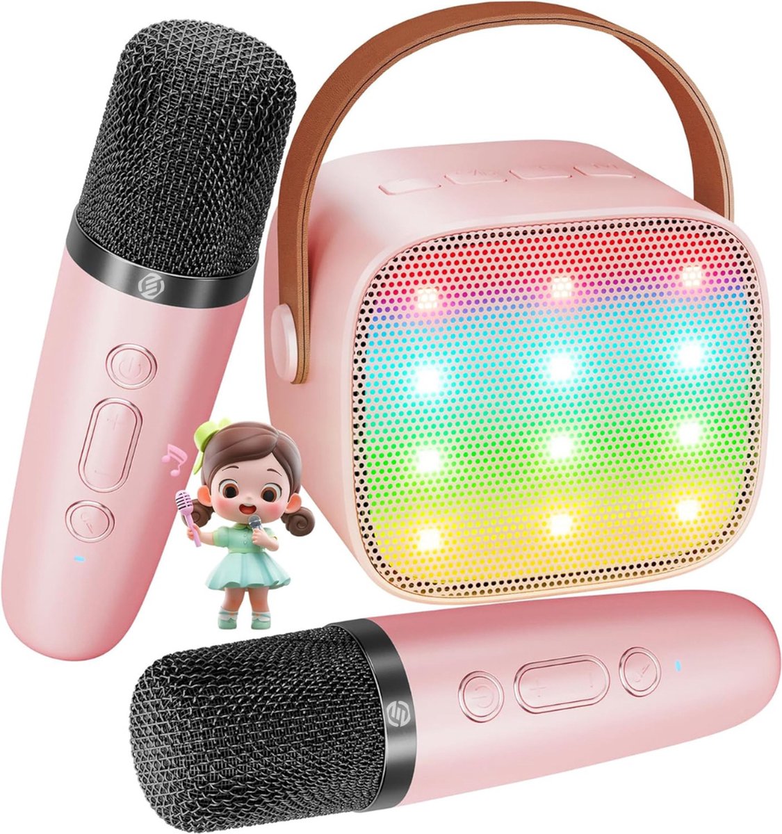   Karaoke Set voor Kinderen en Volwassenen -   - Karaoke Set -  s - Karaoke Set Kinderen Volwassenen - Voor de Leukste Karaoke Avond!