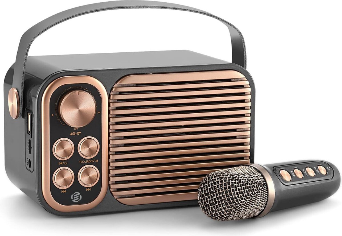   Karaoke Set voor Kinderen en Volwassenen -   - Karaoke Set -  s - Karaoke Set Kinderen Volwassenen - Voor de Leukste Karaoke Avond!