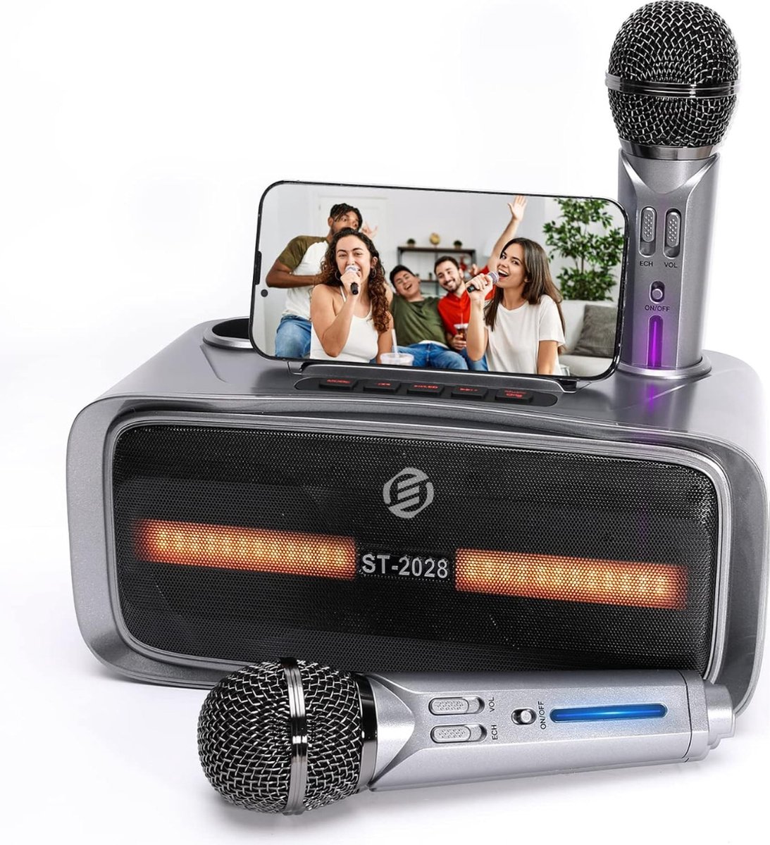   Karaoke Set voor Kinderen en Volwassenen -   - Karaoke Set -  s - Karaoke Set Kinderen Volwassenen - Voor de Leukste Karaoke Avond!