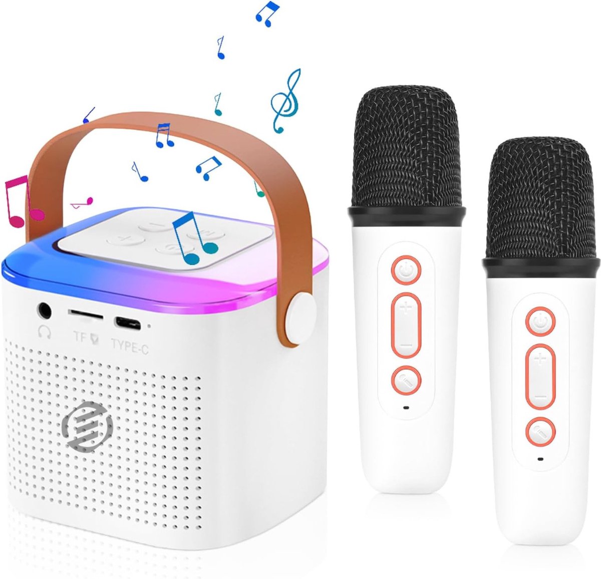   Karaoke Set voor Kinderen en Volwassenen -   - Karaoke Set -  s - Karaoke Set Kinderen Volwassenen - Voor de Leukste Karaoke Avond!