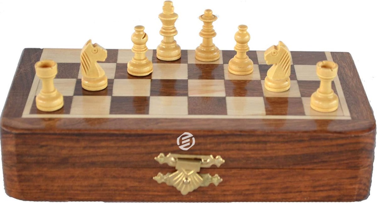   Magnetisch Schaakspel - Magnetisch Schaakspel - Magnetisch Schaakbord - Magnetisch Schaakset - Schaakbordspel -Inklapbaar Schaakbord