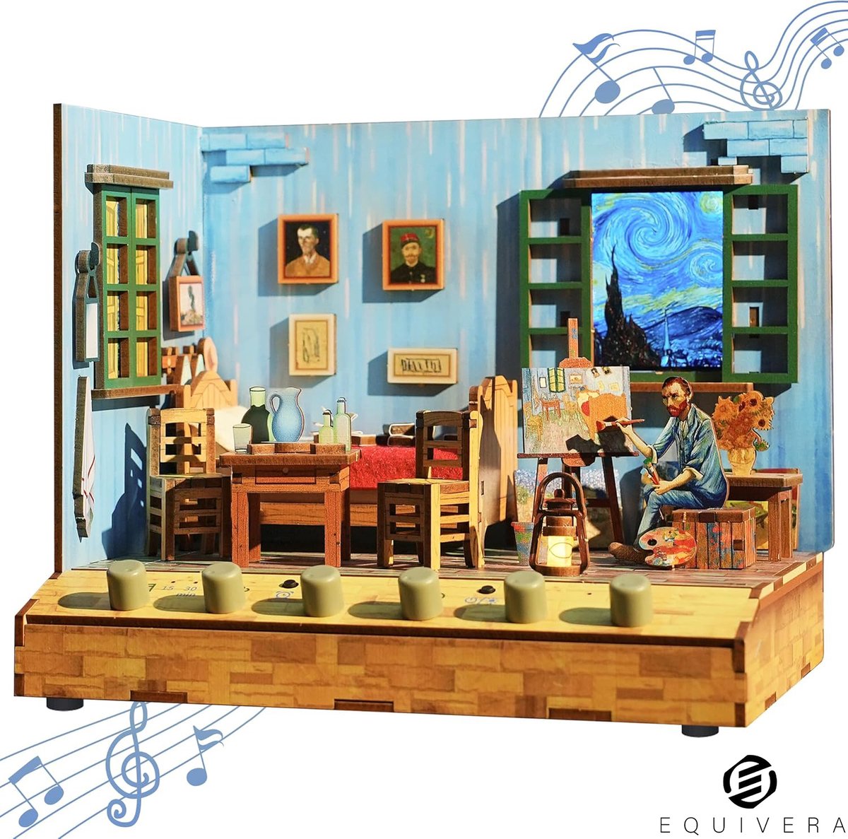 Equivera Miniatuur Bouwpakket Volwassenen - Miniatuur Bouwpakket - Miniatuur - Miniatuur Huisjes Bouwpakket