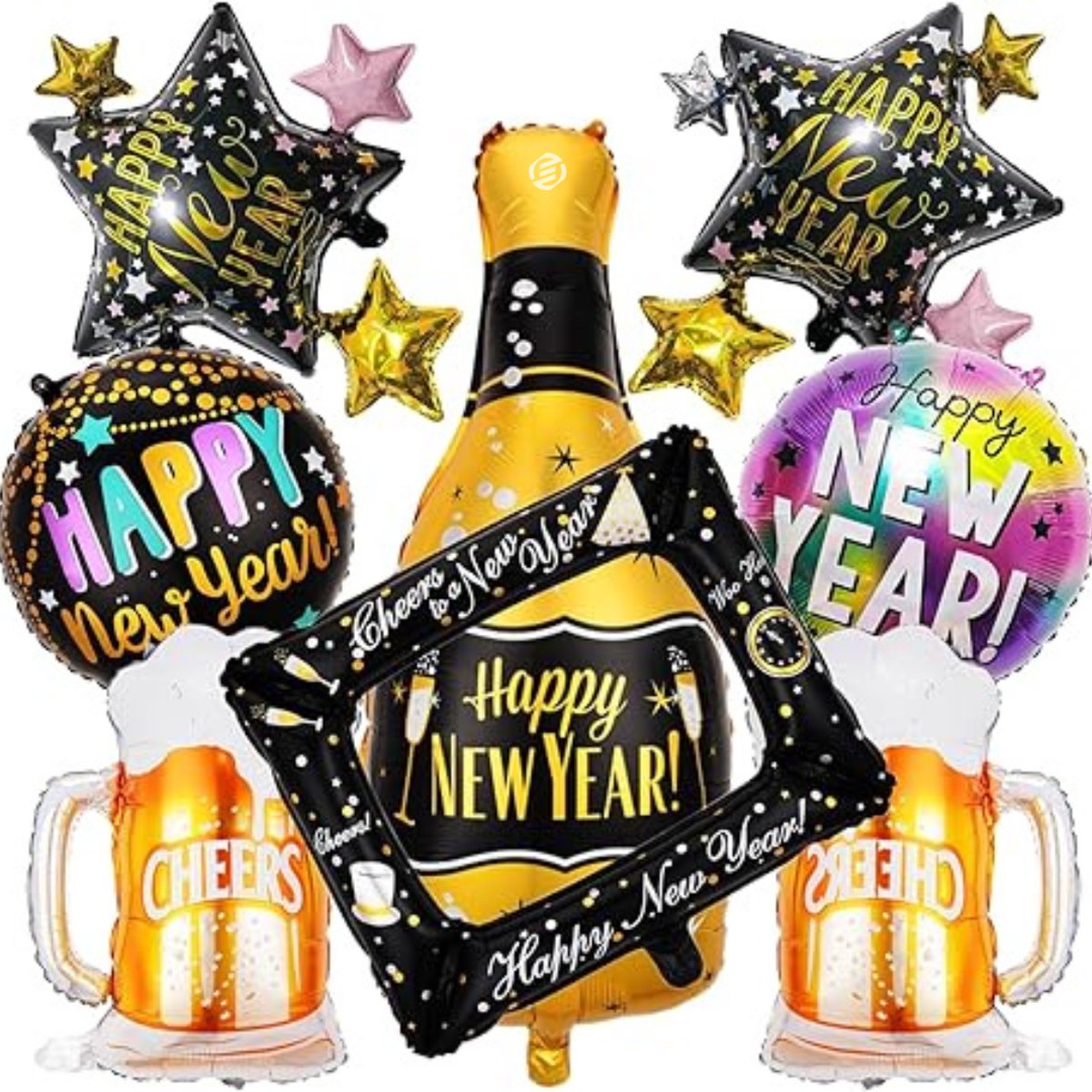   Oudejaarsavond Decoratie - Oud en Nieuw - Jaarwisseling - Versiering - Feest - Premium - Party - New Years - Happy New Year