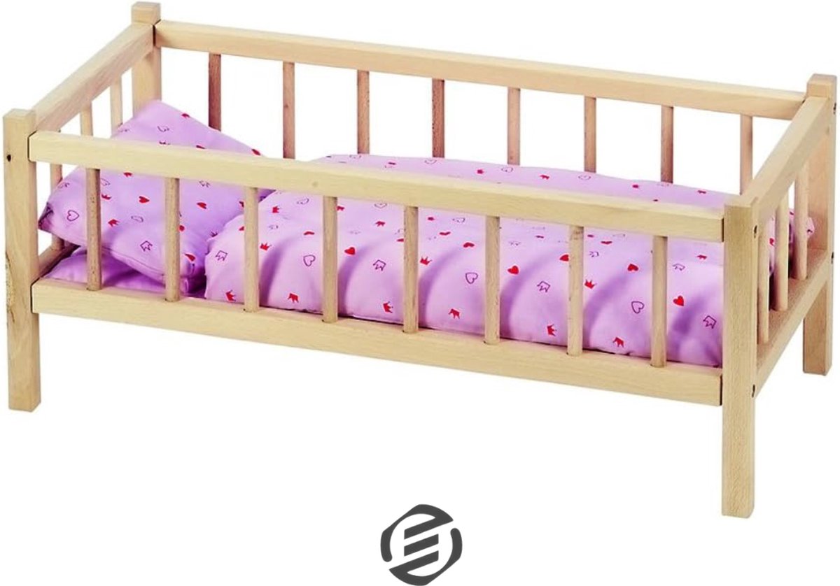   Poppenbed - Poppenbedje - Poppenhuis Meubels - Speelgoed voor Meisjes - Cadeau
