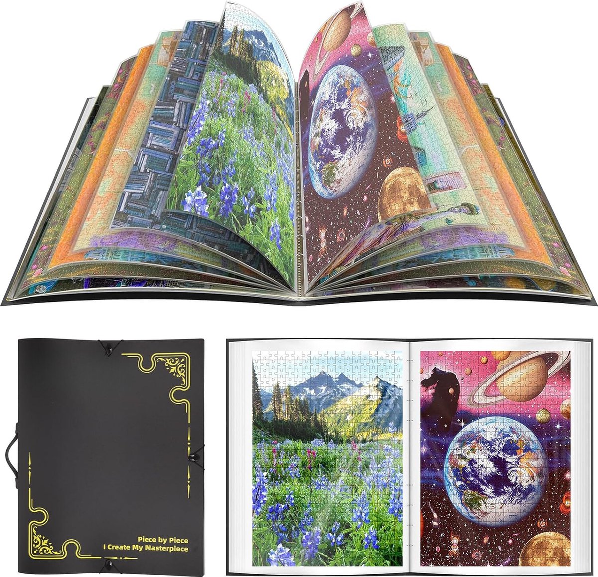   Puzzelmap - Puzzel Map -   - Puzzelkoffer - Puzzelbord