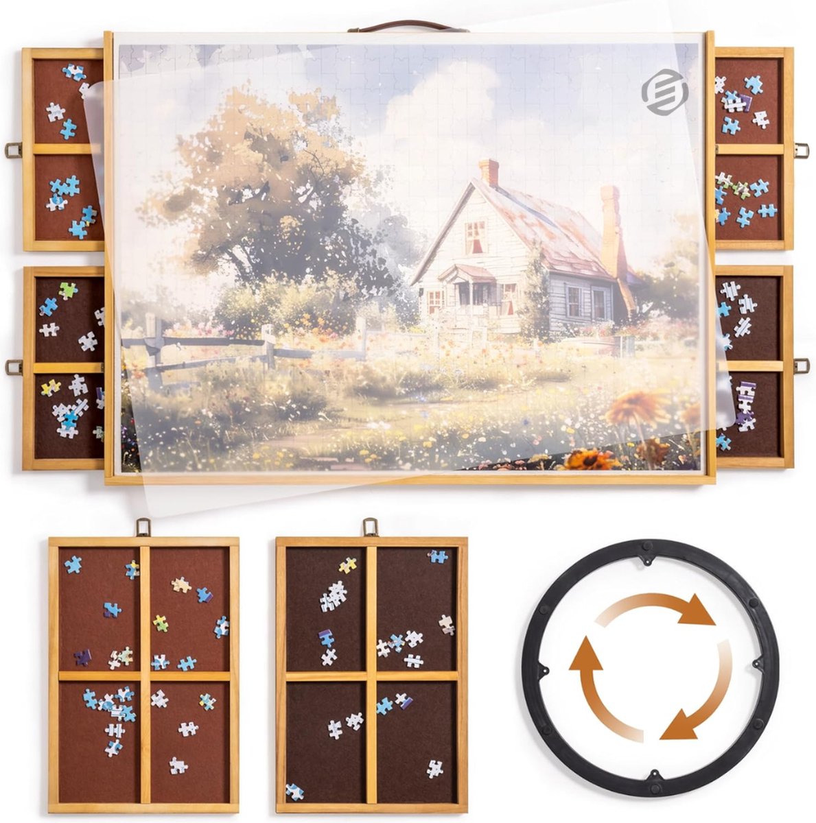   Puzzeltafel - Puzzelplaat - Puzzel Tafel - Puzzeltafel Deluxe - Puzzeltafel Voor Legpuzzels
