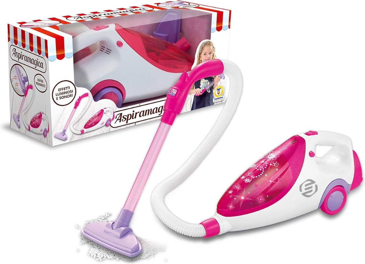   Speelgoed Stofzuiger - Vacuum Toys - Speelgoed Schoonmaakset - Geluid - Zuigkracht - Cadeau