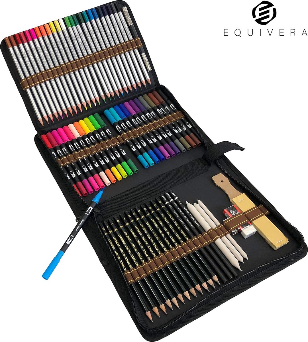   Tekenkoffer Kinderen - Tekendoos - Tekenkoffer - Tekendoos Kinderen - Kleurkoffer voor Kinderen