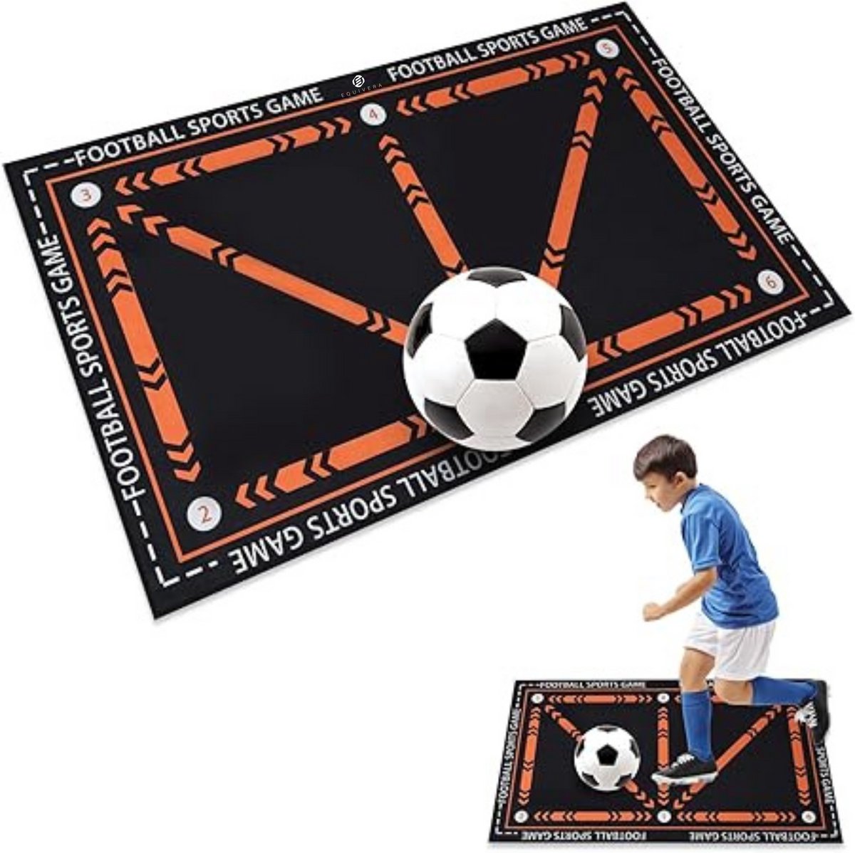   Voetbalmat - Voetbalmat - Voetbal Training - Dribbelmat - Trainingsmateriaal - Kinderen