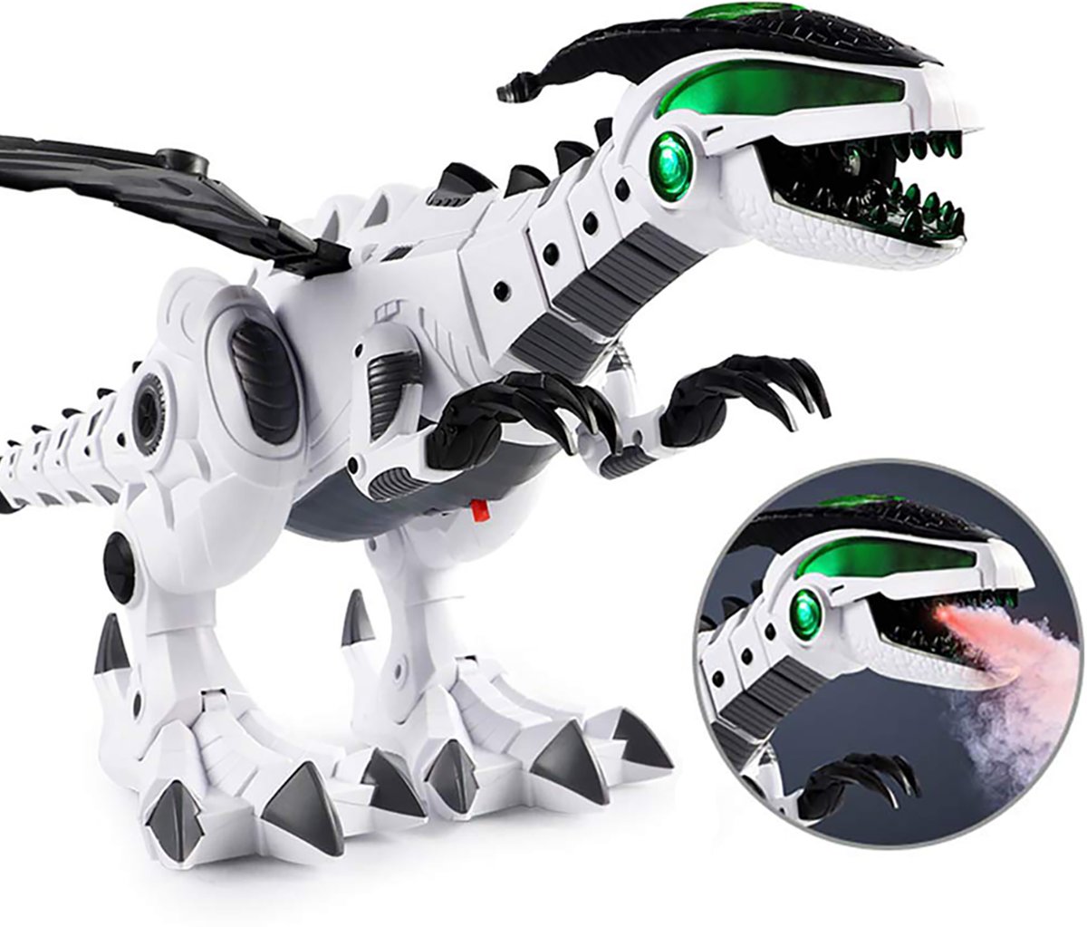 Dinosaurus Vuurspuwende Draak Speelgoed - Lopende Mist Vuur Dragonsaur met Geluid en Lichtgevend - 40 cm