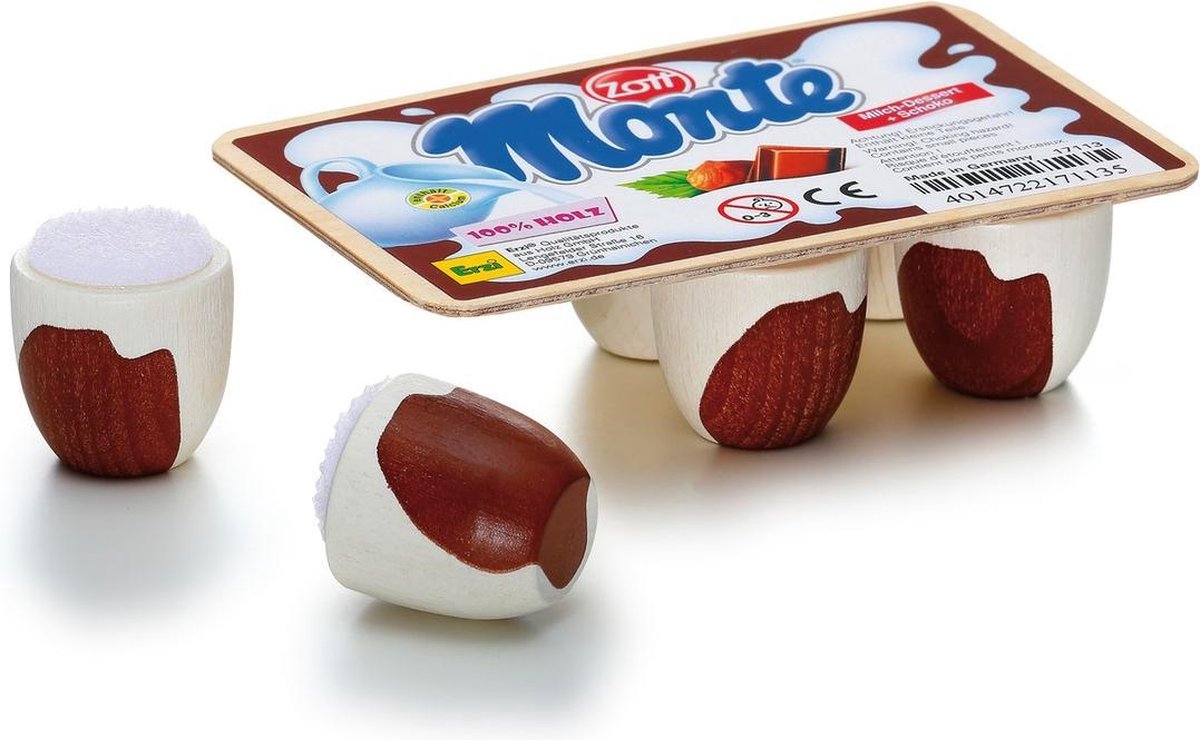 Monte choco-melk dessert