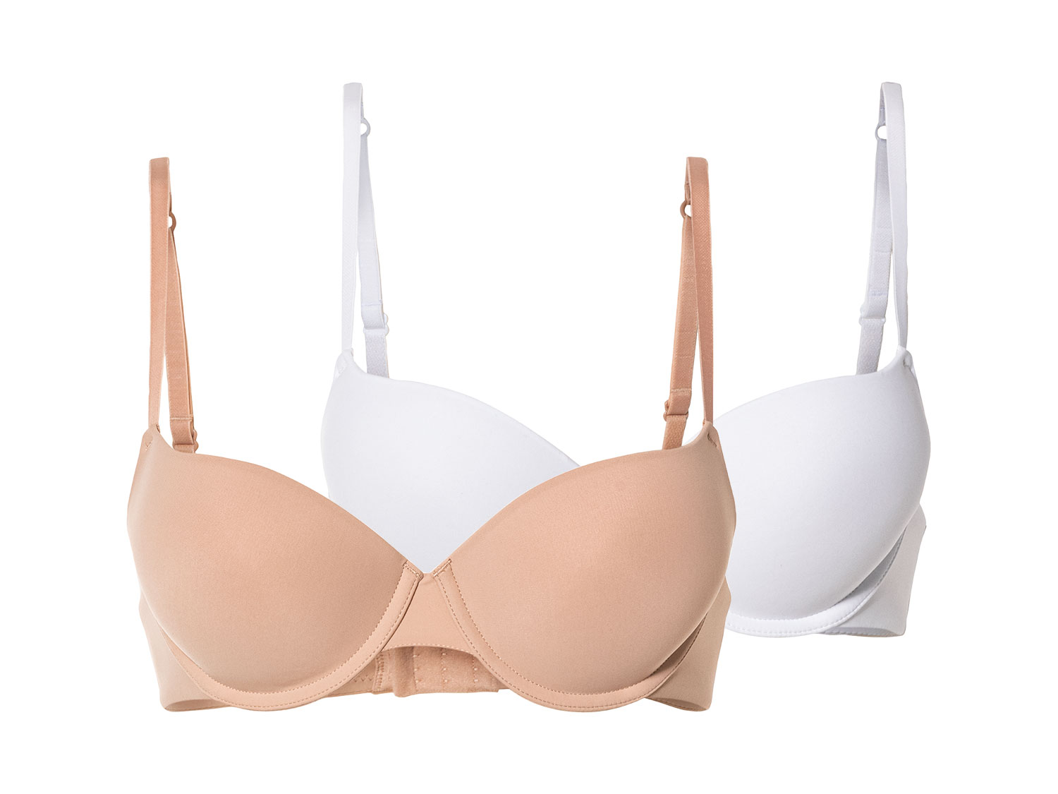 esmara Dames push-up beha's (Beige/wit, 85D)