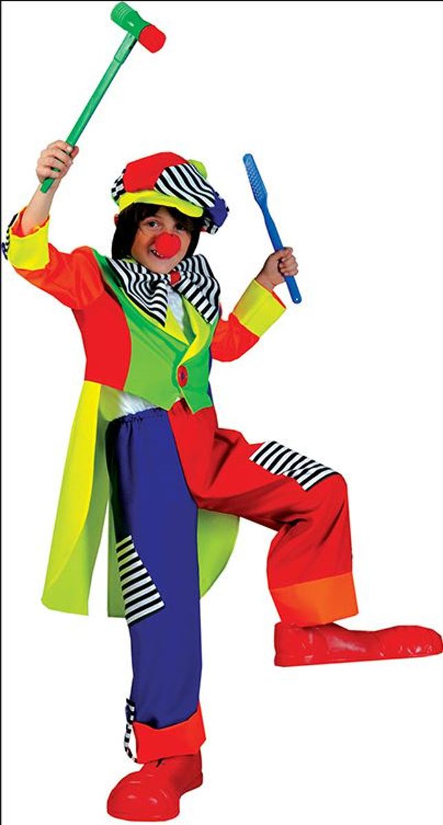 Clown kostuum Olaf maat 116