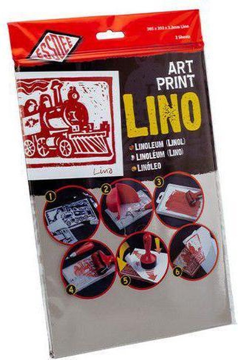 Essdee Lino plaat 30,5 x 20 cm 2 stuks