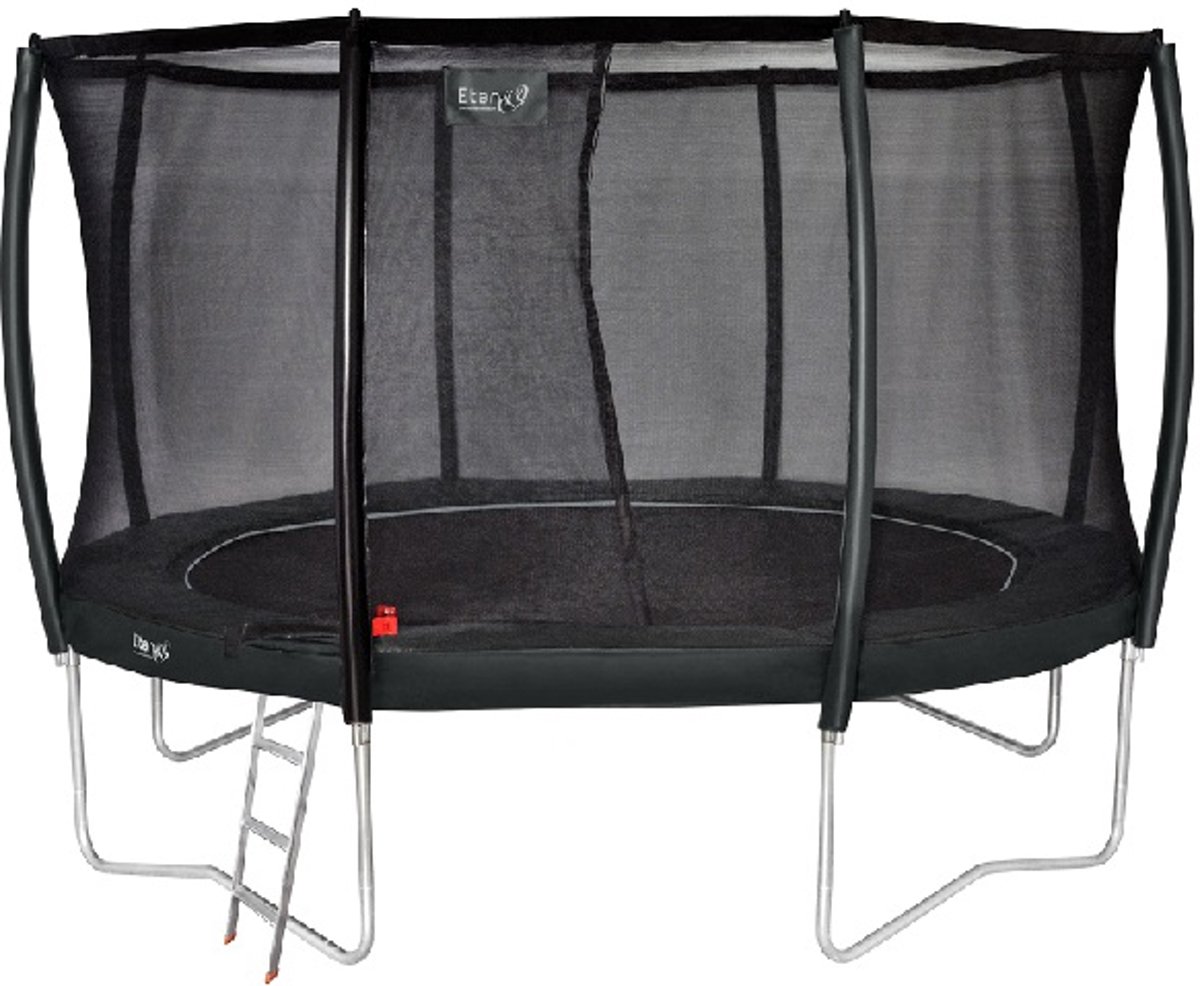 Etan Premium Gold Combi Deluxe Trampoline set - Ø427 cm - Inclusief Deluxe Veiligheidsnet - Grijs - Rond